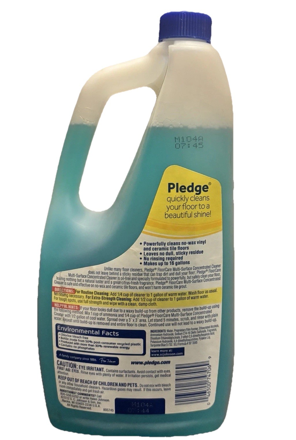 Pledge FloorCare Multi Surface Cleaner Fresh Scent 32oz Discontinued NEW