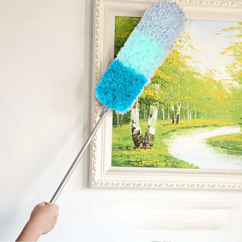 Telescopic Microfiber Duster, for Ceiling & High Places. 45X7Cm, Extendable Hand