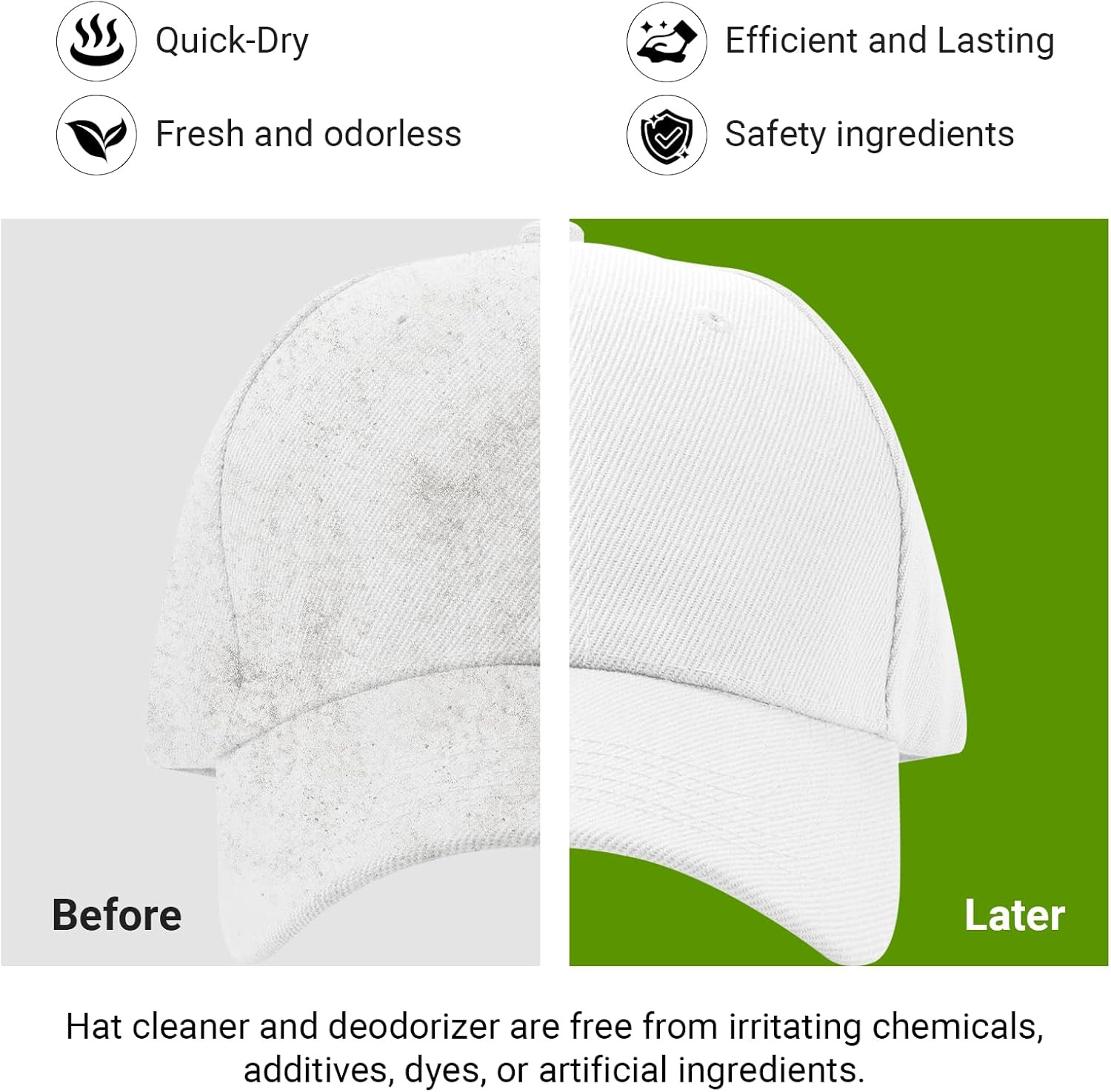 4-In-1 Professional Hat Cleaning Kit, Quick-Drying Cap Saver Cleaner, for Baseba