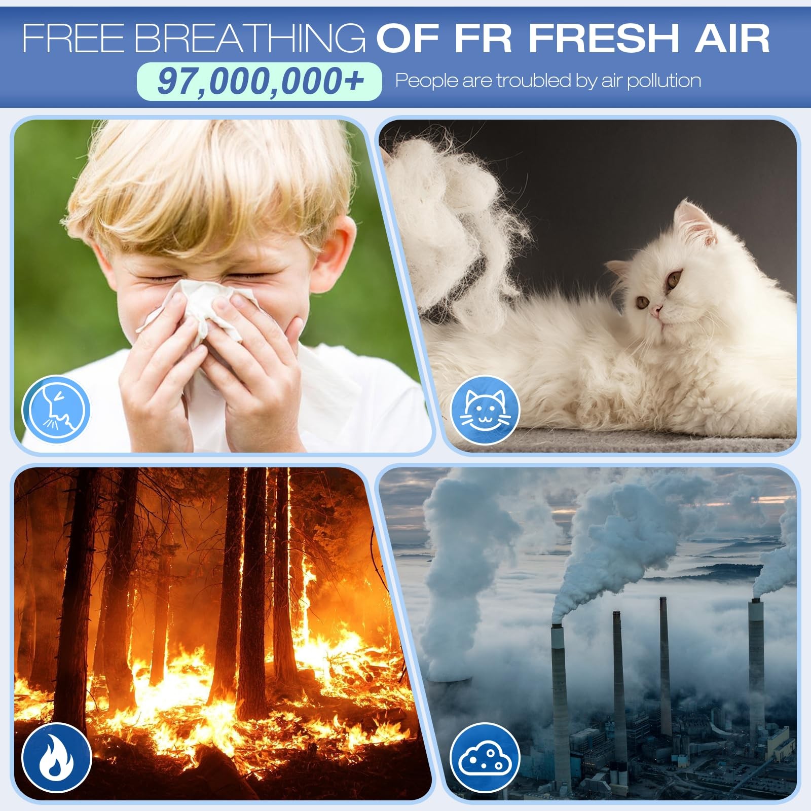 MERV 8 Dehumidifier Filter 6-Pack for ALORAIR Storm LGR – High Efficiency