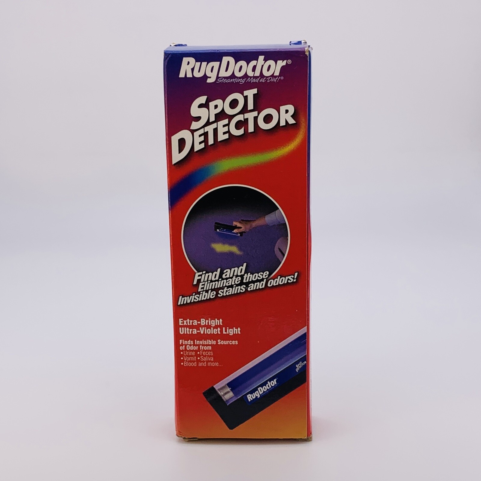 RugDoctor Spot Detector 2 in 1 Ultra-Violet Light Flash Light Find Stains Odors