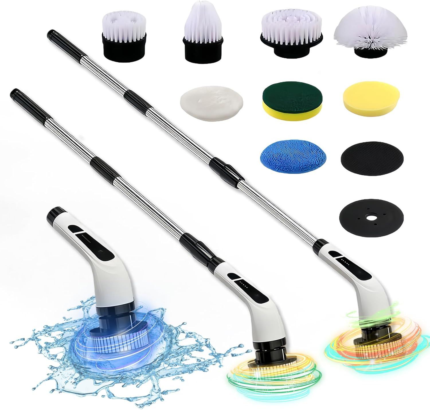 Electric Spin Scrubber- Ditch the Scrubbing! Long Handle Shower Scrubber