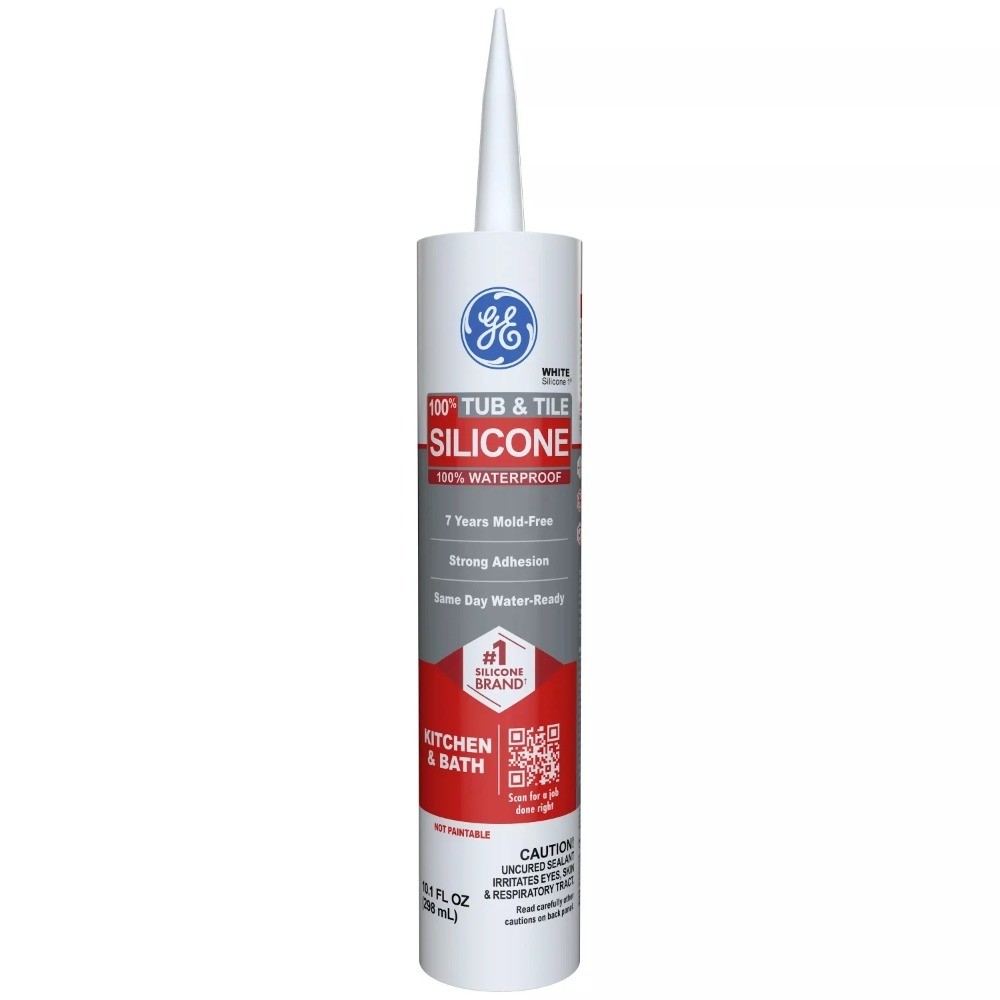Silicone 1 Tub & Tile, Pack of 1, White 10.1 fl oz Cartrid