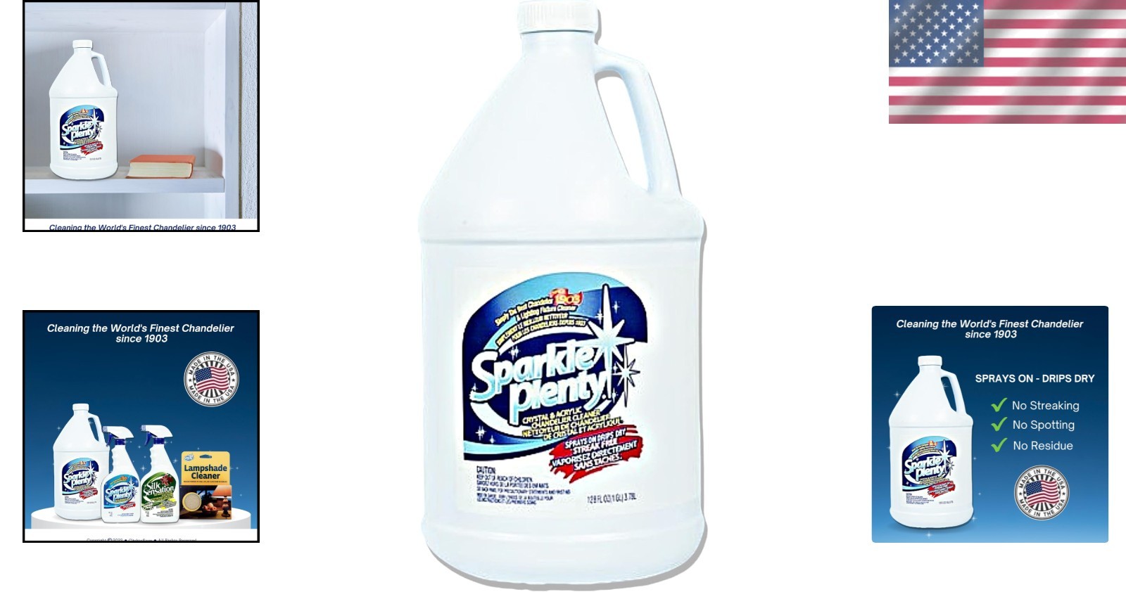 Effortless Chandelier & Window Cleaning Spray – Eco-Friendly No Wipe Solution