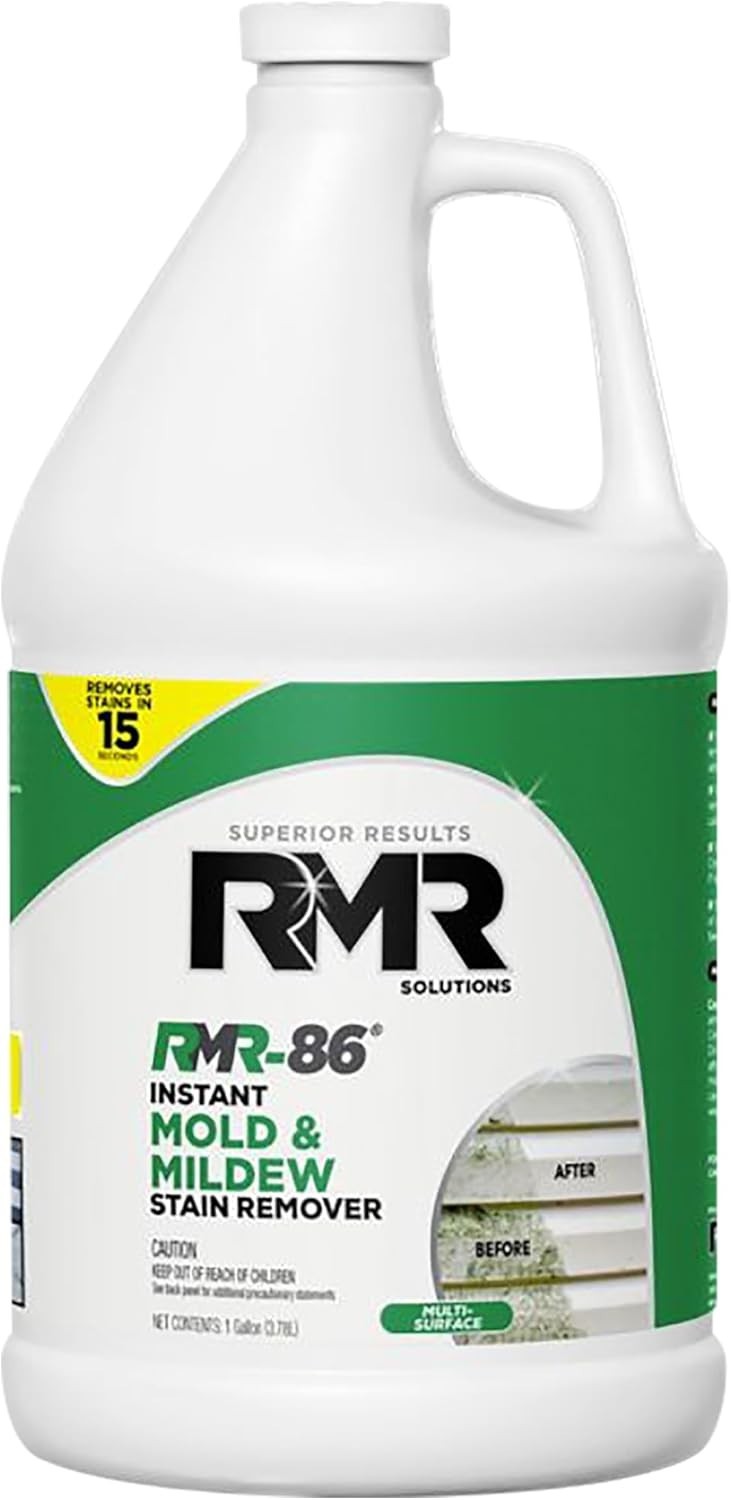 Fast-Acting RMR-86 Mold and Mildew Cleaner Spray – Fresh Scent, 128 Fl Oz