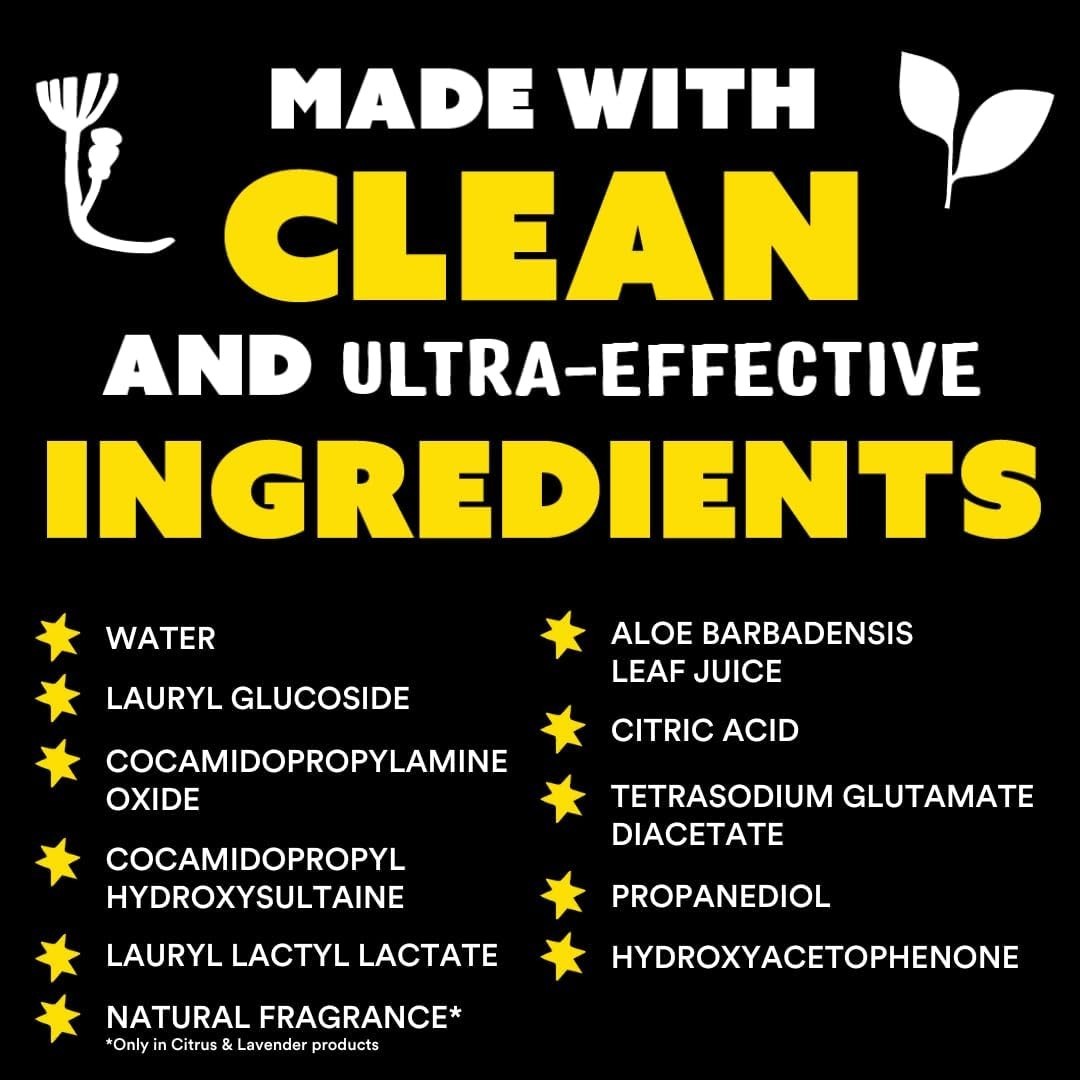 Liquid Dish Soap | Clean, Simple Ingredients | Extra Scrubbing Power | Citrus…