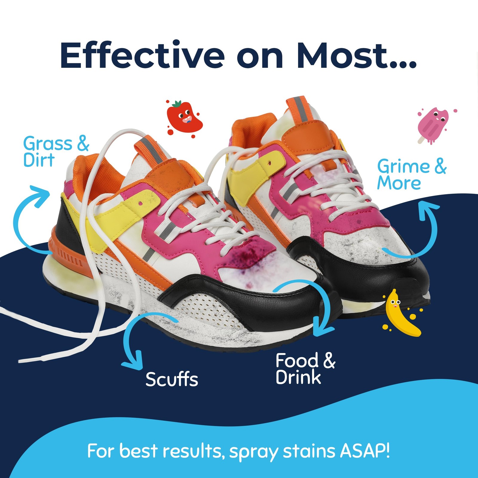 Miss Mouth s Messy Eater Stain Treater and Messy Steppers Shoe Cleaner Magic Duo