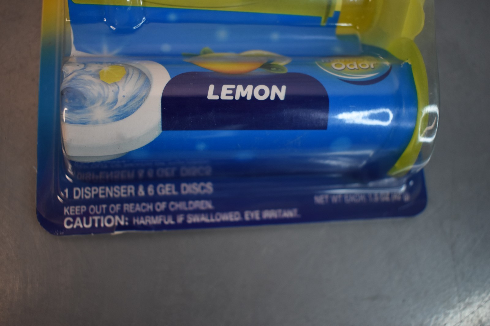Infiniti Clean Toilet Cleaning Gel Discs + Dispenser Lemon 1.5oz NEW