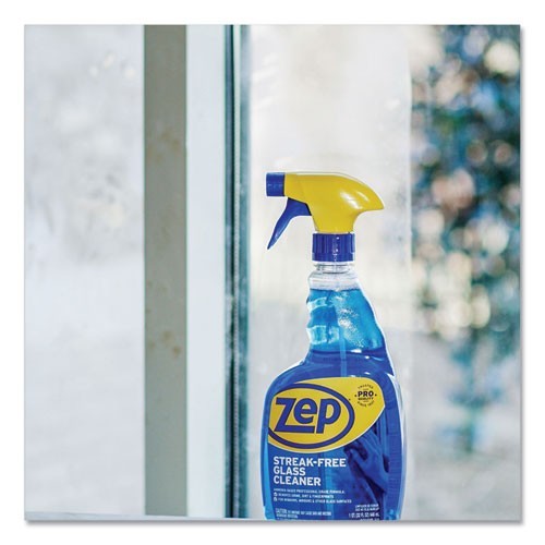 Zep Commercial Streak-Free Glass Cleaner, Pleasant Scent, 32 oz, 3/Pack