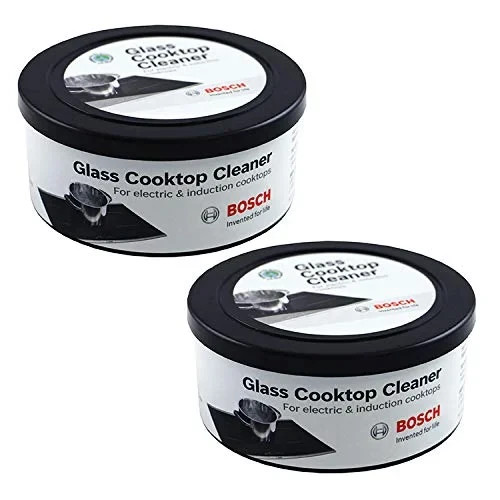 Bosch 12010030 Glass Cooktop Cleaner For Electric & Induction Cooktops Set of 2