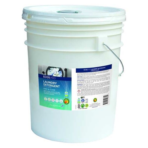 Ecos Pro Laundry Detergent, High Efficiency HE, Liquid, Bucket, 5 Gal PL9764/05