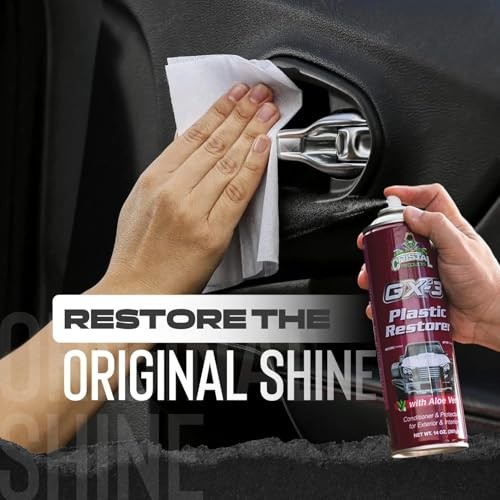 GX-3 Plastic Restorer – Black Plastic Restorer for Cars & Automotive 8oz-2PK
