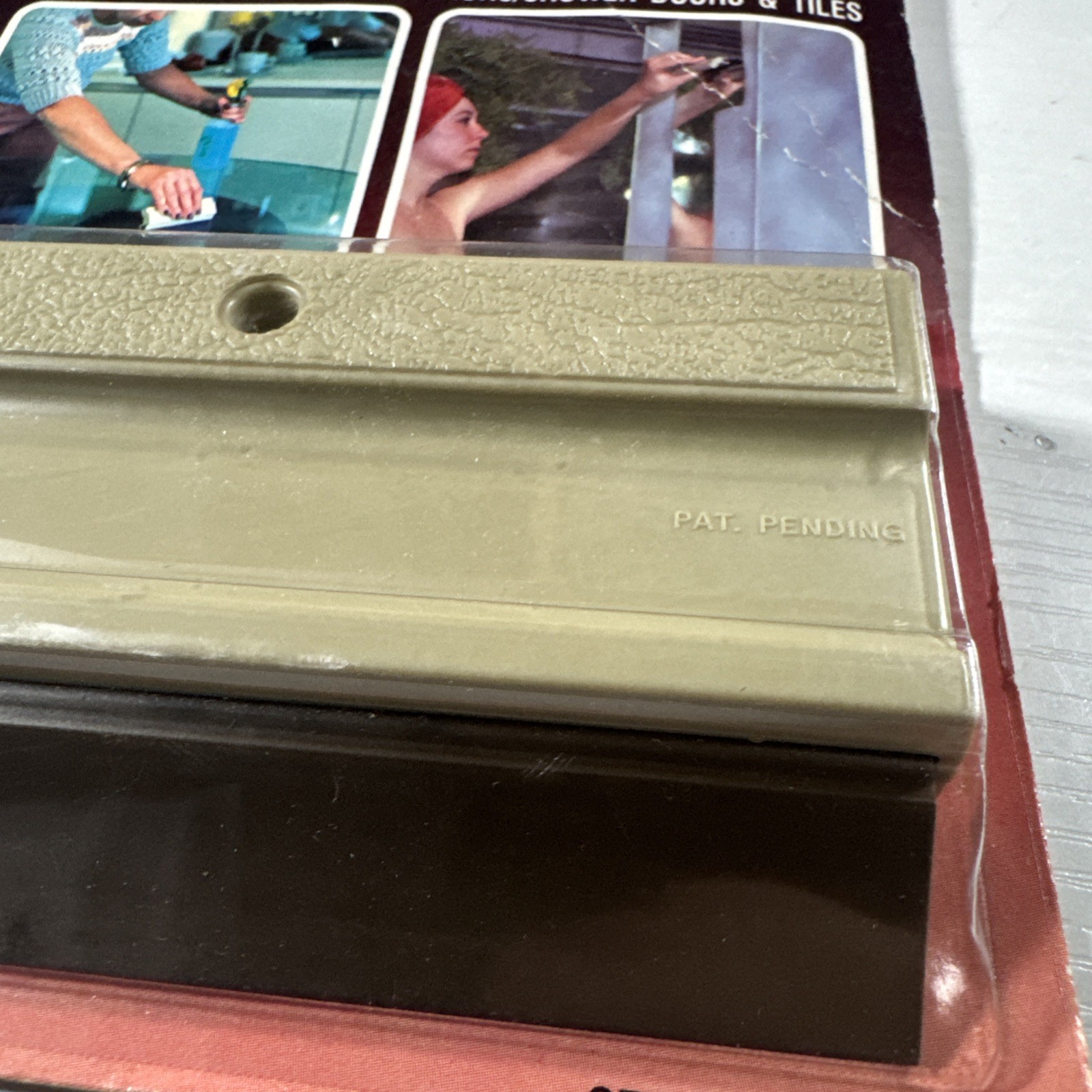 Molor Products Mirror Glass Wipe Compact Squeegee Nos