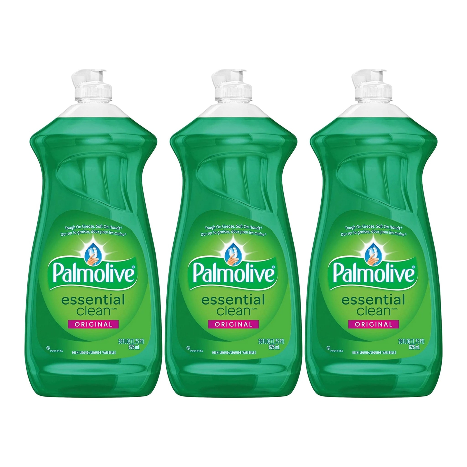Palmolive Essential Clean Original Dish Liquid, 28 oz. (828ml) (Pack of 3)