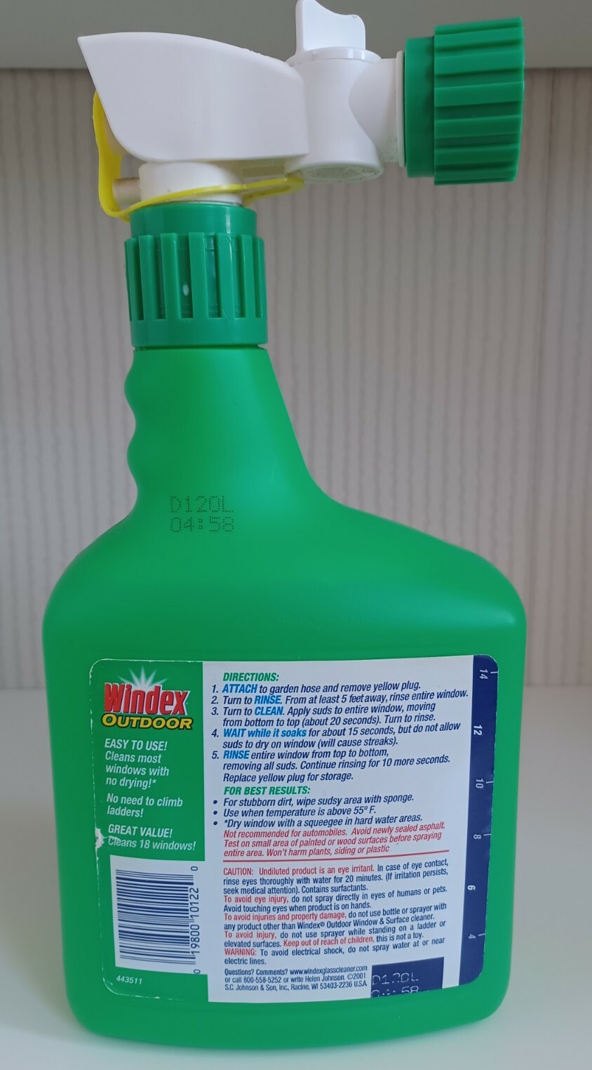 Windex Outdoor Window Cleaner Spay Concentrated 32 fl oz New Old Stock
