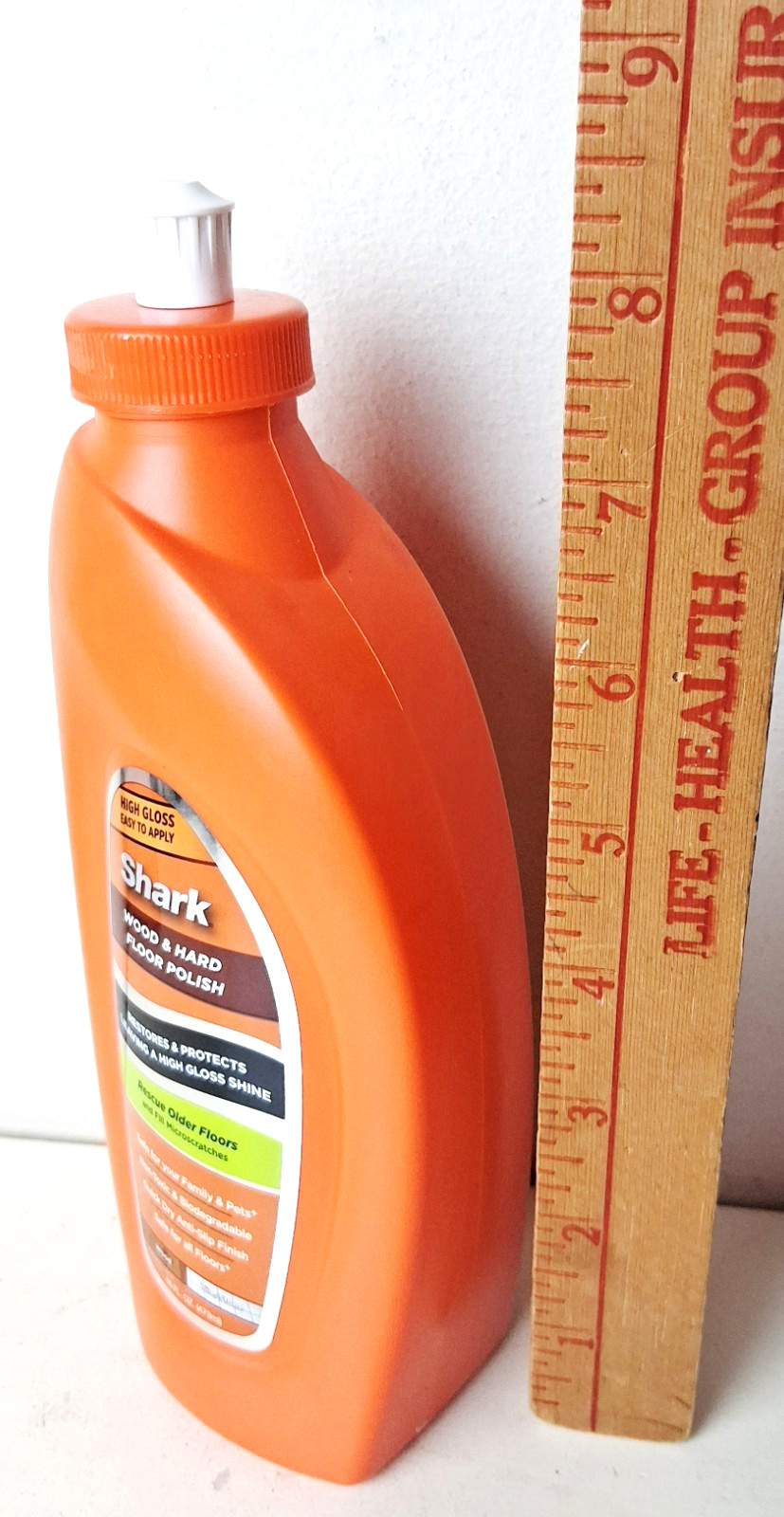 SHARK Wood Hard Floor Polish High Gloss Restores and Protects 16 oz SEALED