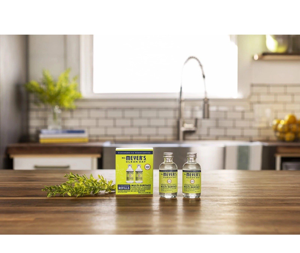Meyer’s Clean Day~ Multi Surface Everyday Cleaner Concentrated Refills Two (2)