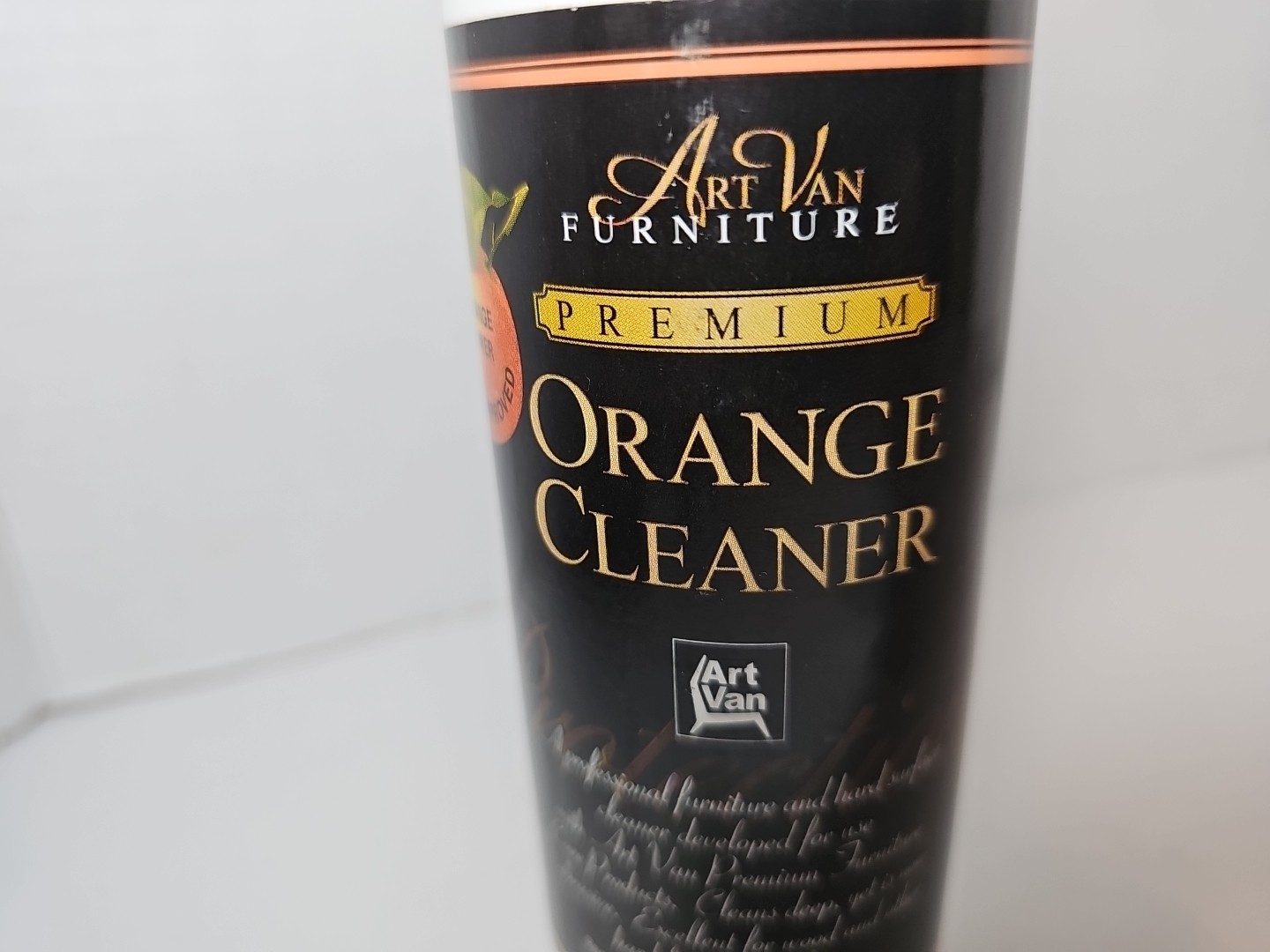Art Van Furniture Premium Orange Cleaner Rare 12oz Wood Hard Surface Cleaner New