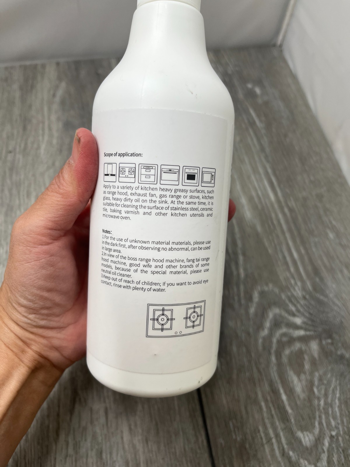 Splash Foam Kitchen Oil Cleaner 500g Exp 1/27 d16, NO Spray Nozzle
