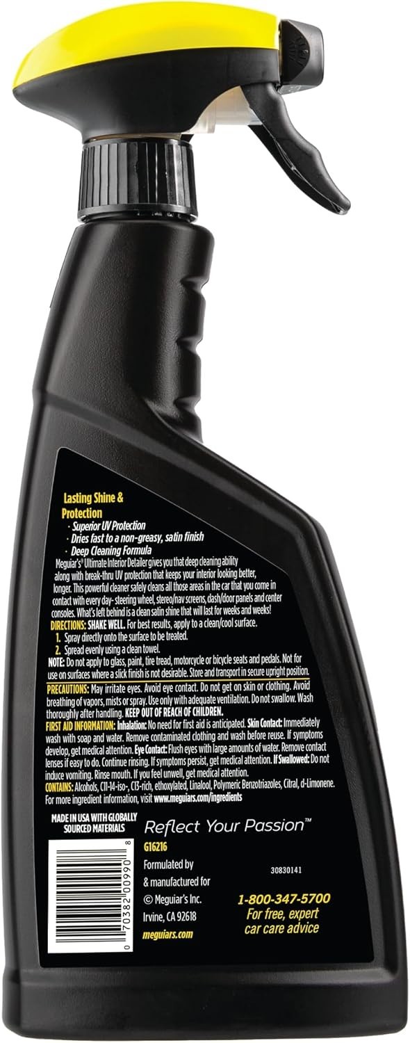 Convenient Interior Detailer 15.2 Oz – Ultimate Dirt Defense & Easy Application