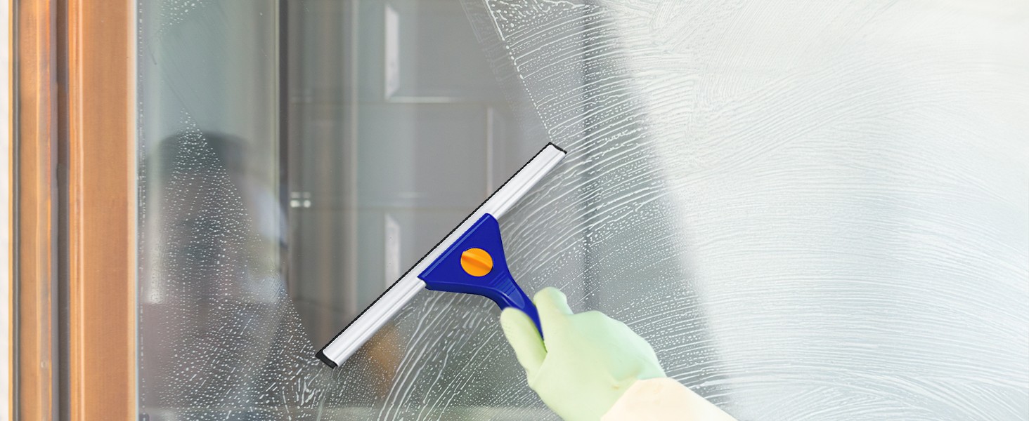 18-Inch Window Squeegee Professional with 12-INCH Chanel Squeegee for Shower