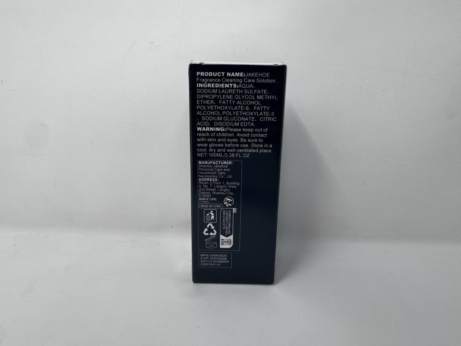 Jakehoe Fragrance Cleaning Care Solution 5-in-1 Floor Cleaner 100ml New Sealed