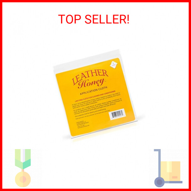 Leather Honey Lint-Free Application Cloth: Microfiber Cloth for Use Leather Cond