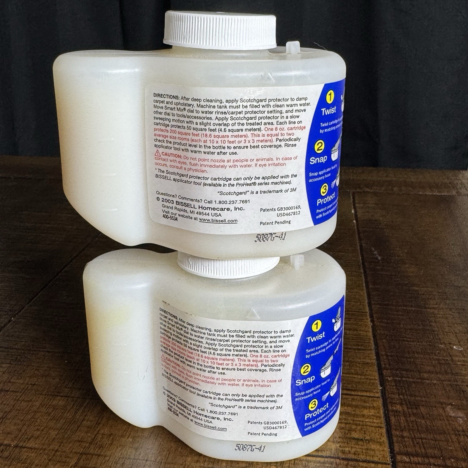 Scotchgard Protector 3M Bissell 8oz Carpet Upholstery Protector Refill New 2 Lot