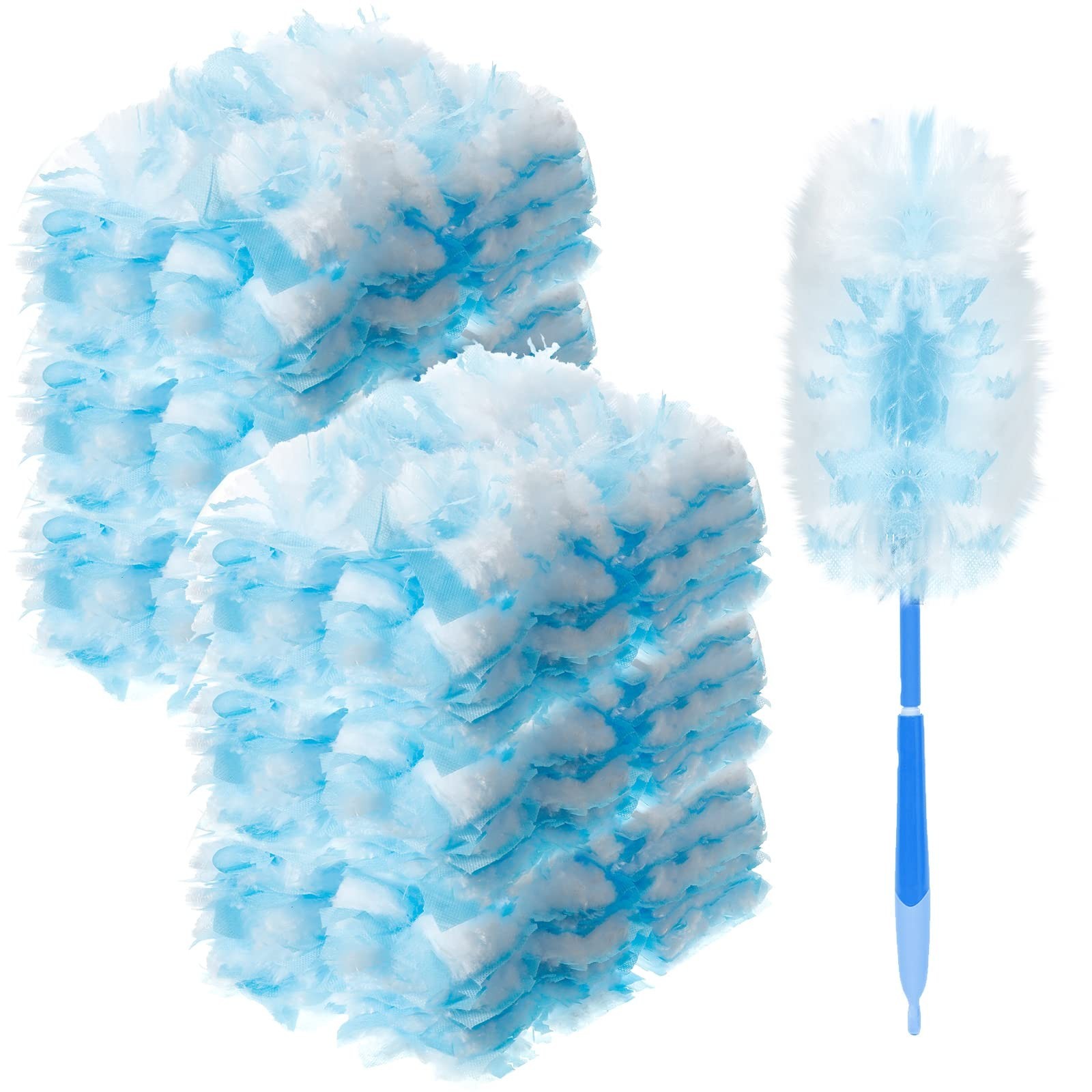 300 Pcs Duster Refills for Swiffer, Heavy Duty Disposable Cleaning Kit with Hand