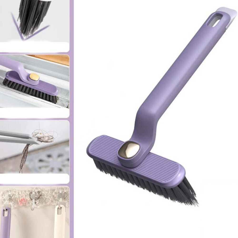 3PCS Practical Brush Rotating Crevice Cleaning Brush Hand-held Rotating Brush