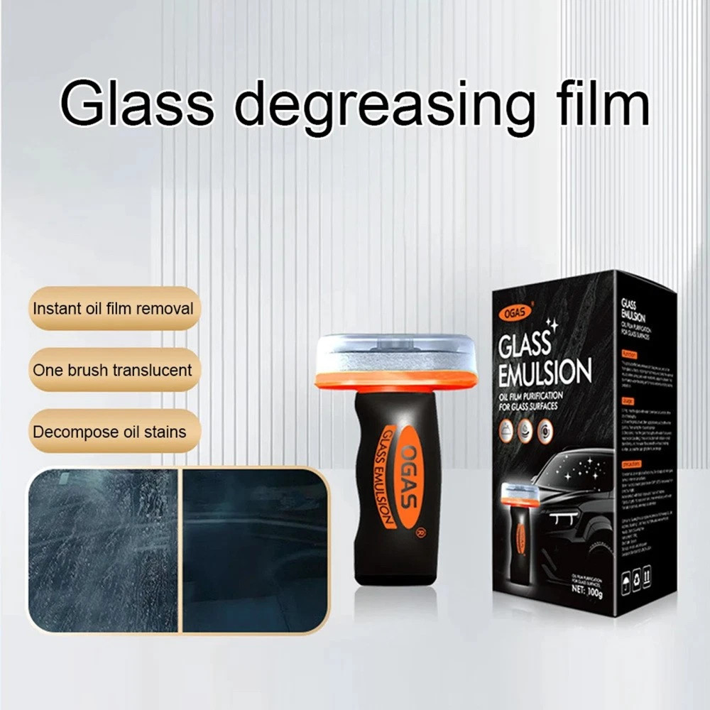 OGAS GLASS COMPOUND CLEANER – OILY FILM REMOVER AND CLEANER CAR WINDSCREEN TL