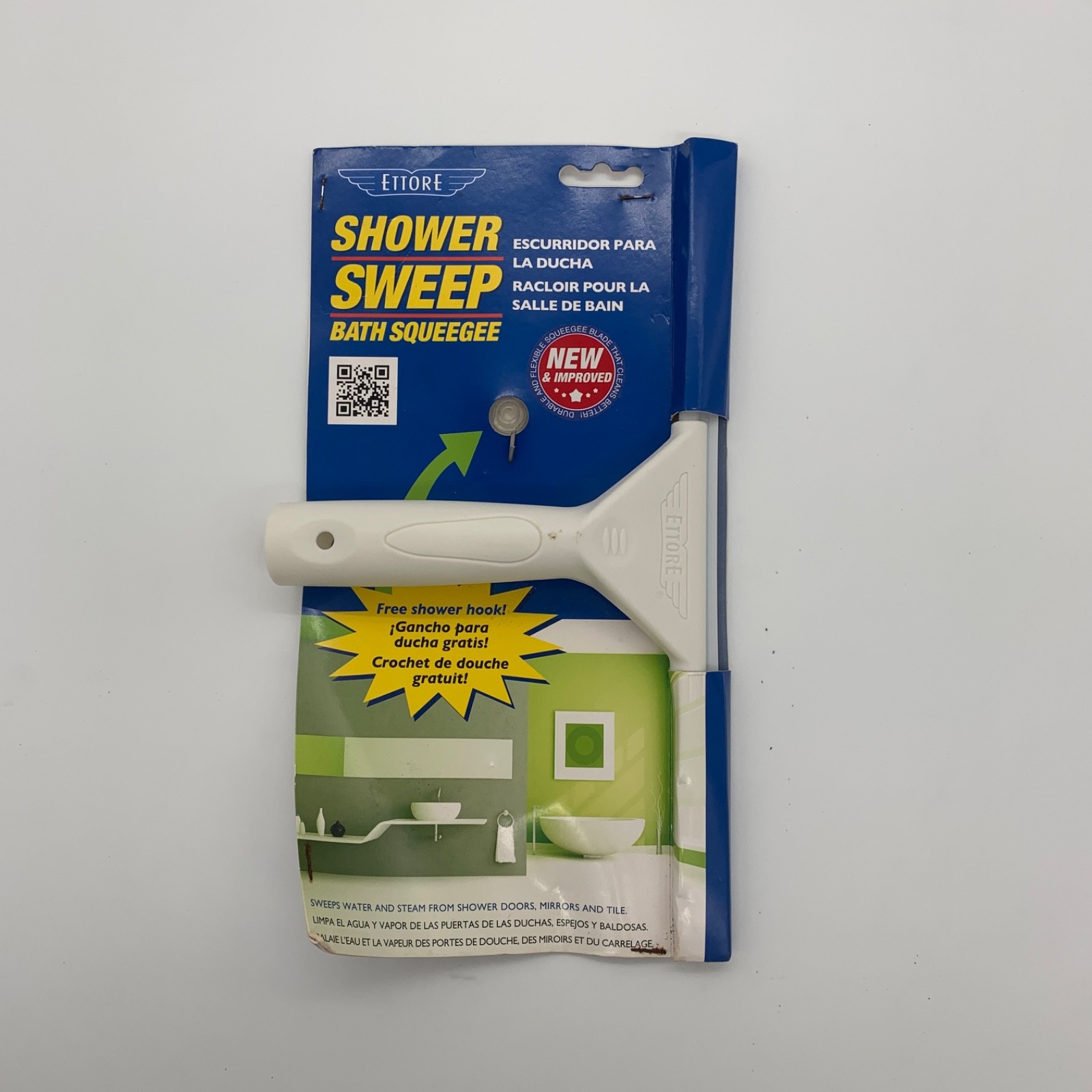 Ettore Shower Sweep Squeegee White
