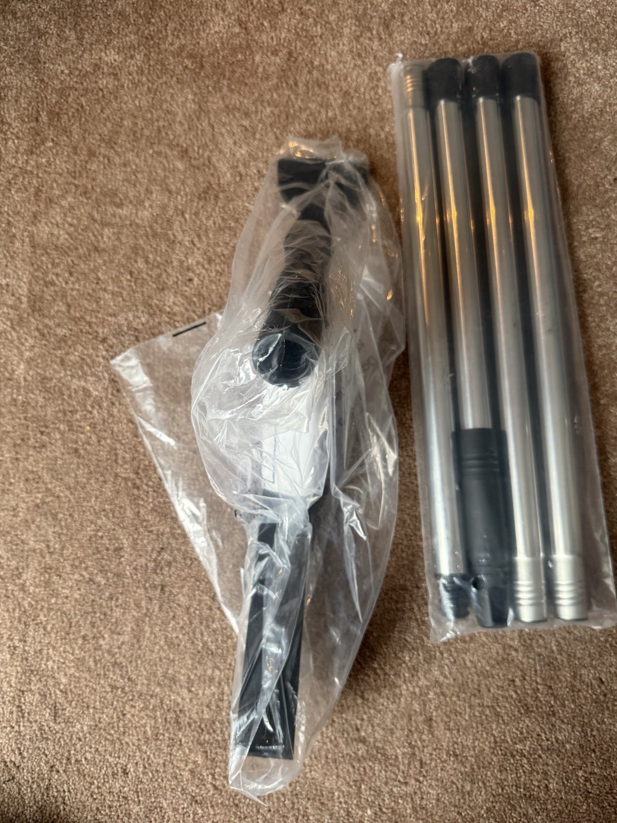 Portable Adjustable Metal Stand Poles & Plastic Connectors Hardware Kit