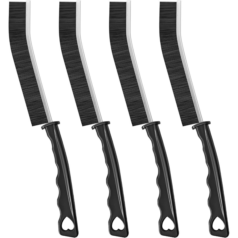 Multi-Purpose Hard Bristle Crevice Cleaning Brush -Deep Reach Gap Cleaning Tool