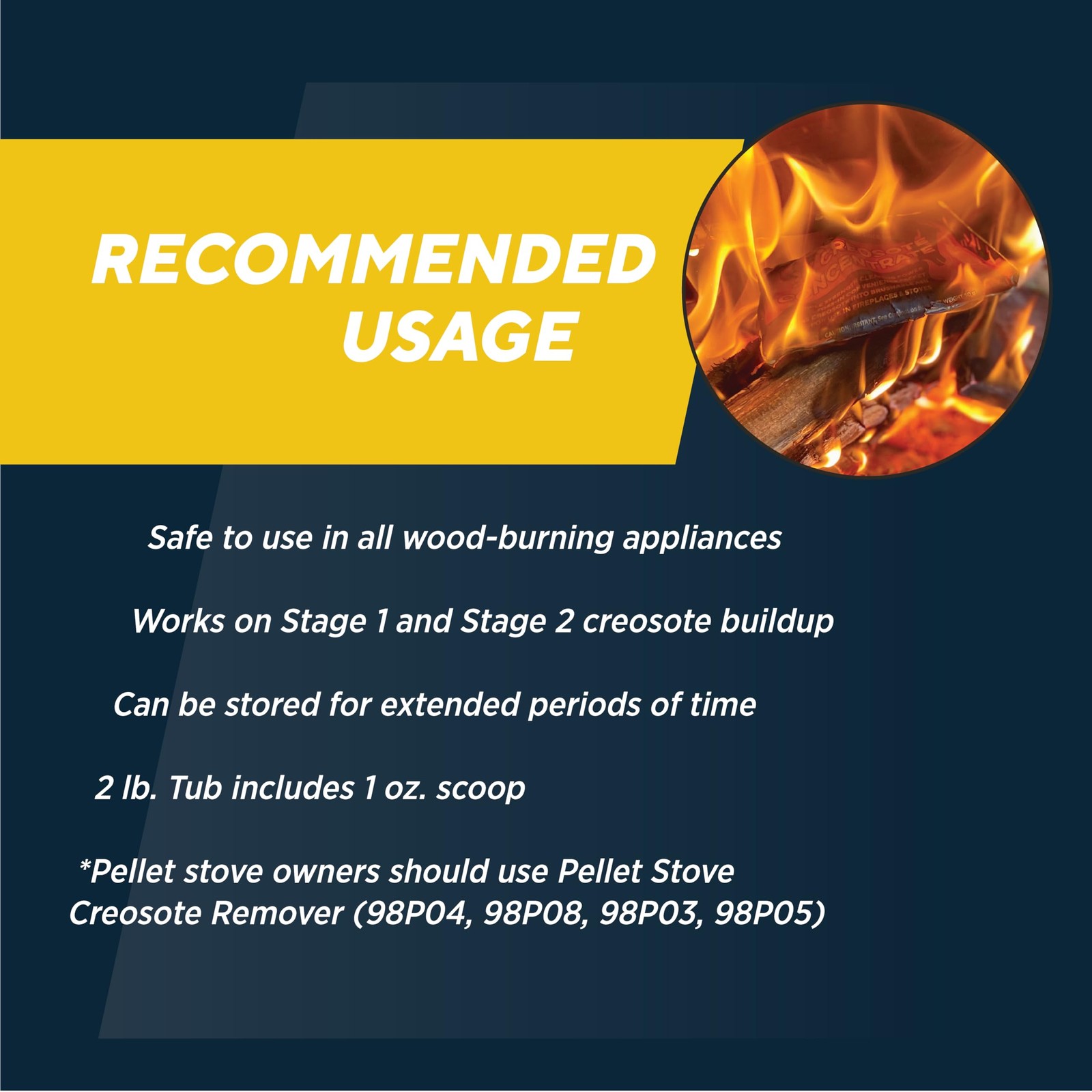 Rutland Creosote Concentrate – Triple Power 2 lb – USA-Made Fireplace Cleaner…