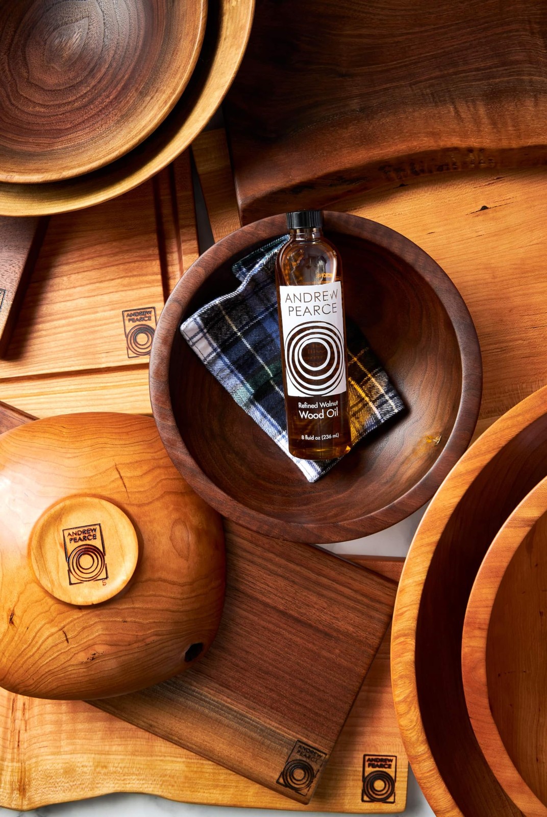 Walnut Wood Oil Bowl Conditioner 8oz – Wooden Bowl and Cutting Board Oil