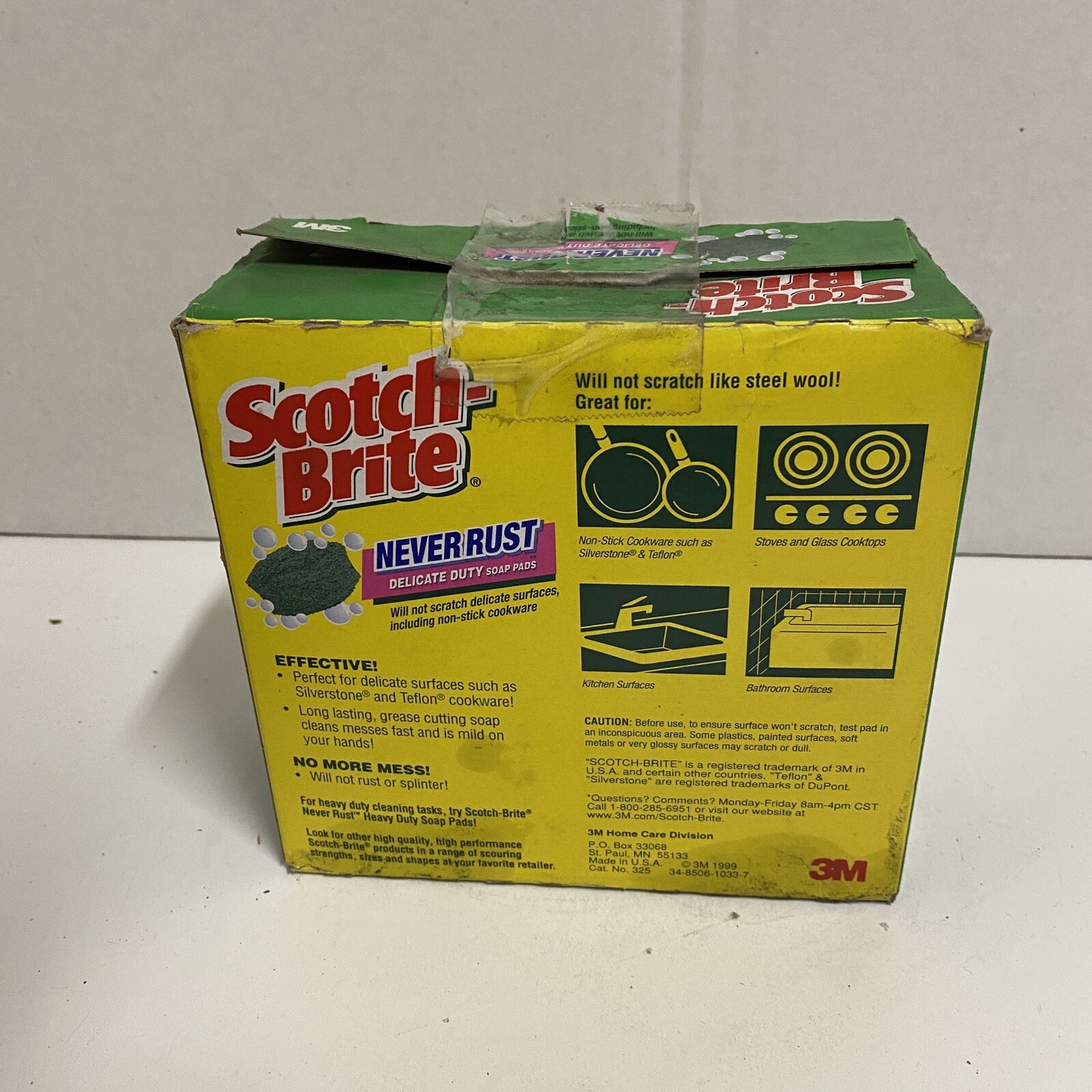Scotch Brite Never Rust Delicate Duty Soap Pads