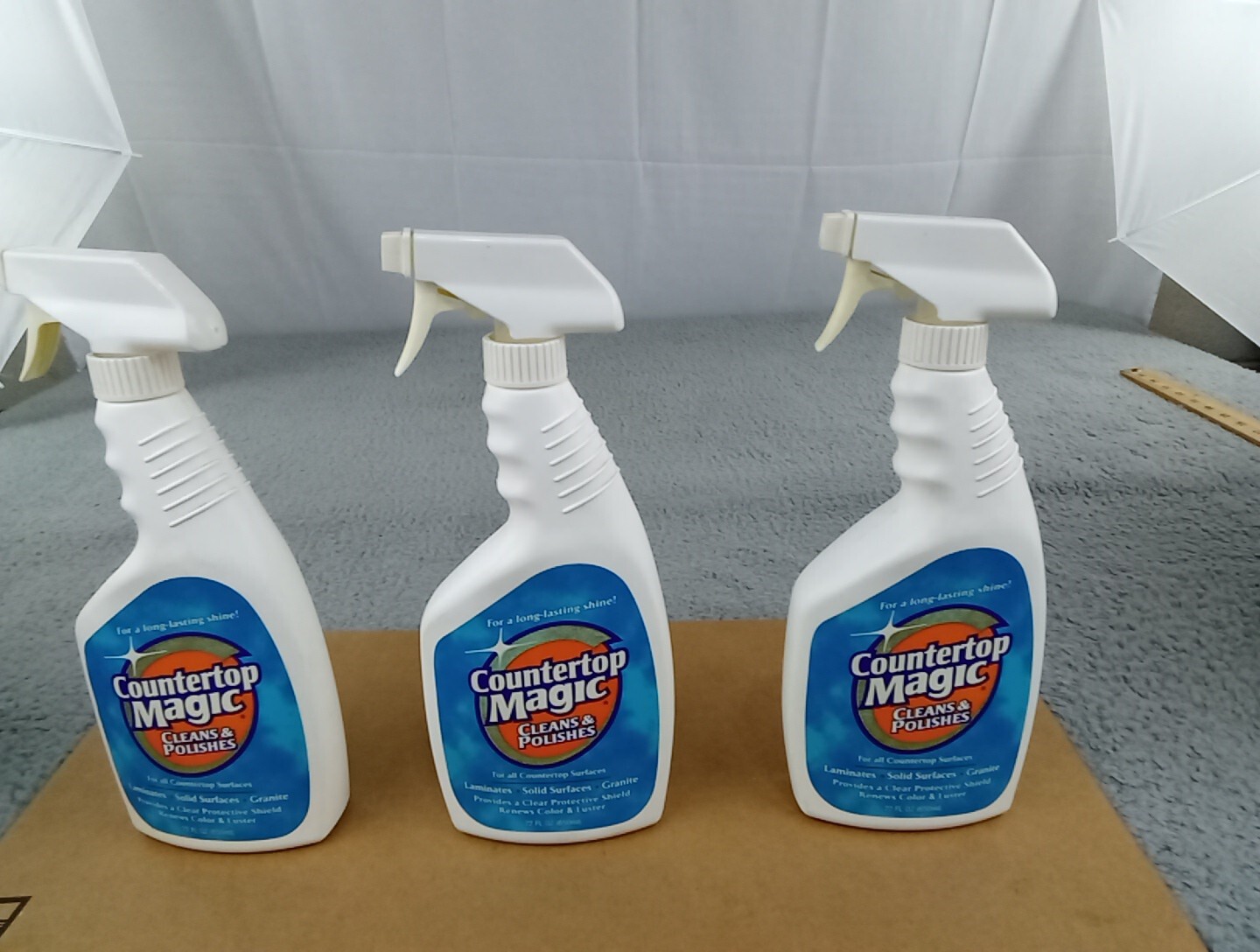 3x Vintage Countertop Magic Cleaner Polish Laminate Solid Granite 22 Oz