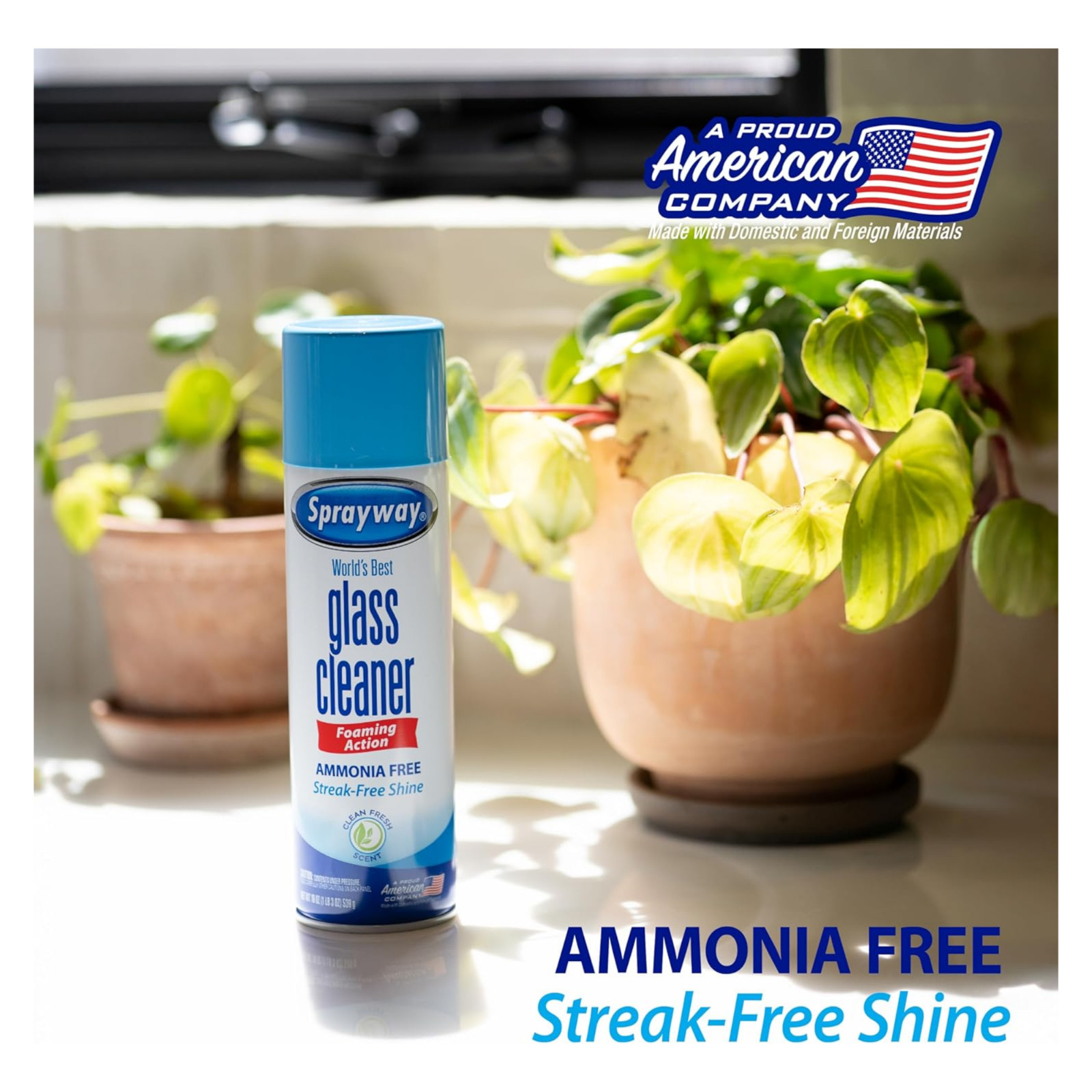 Sprayway Glass Cleaner 19 Ounce Pack of 4 Streak Free Shine free shipping