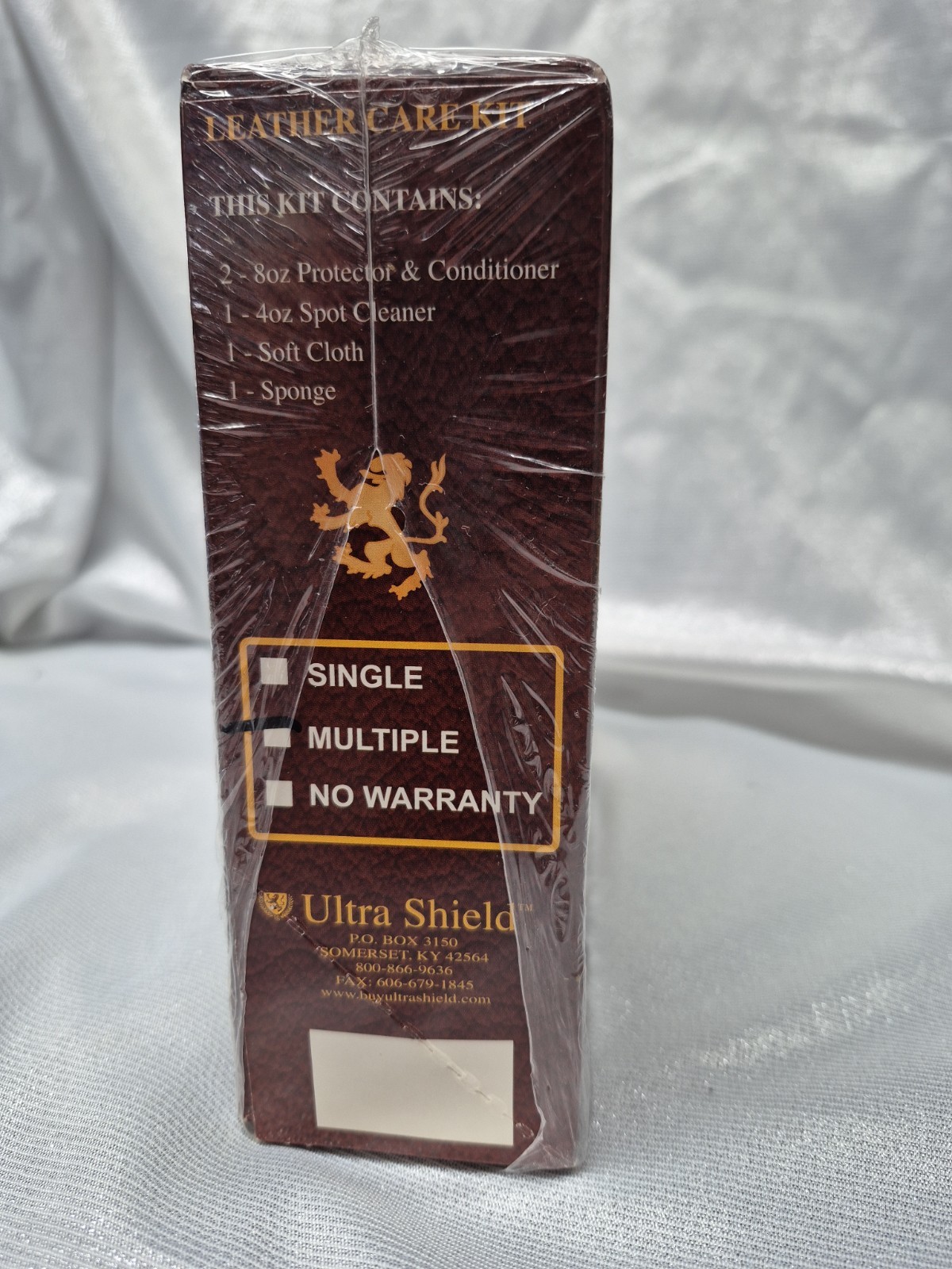5 Piece Ultra Shield Leather Care Kit Cleaner & Conditioner NEW Sealed In Box