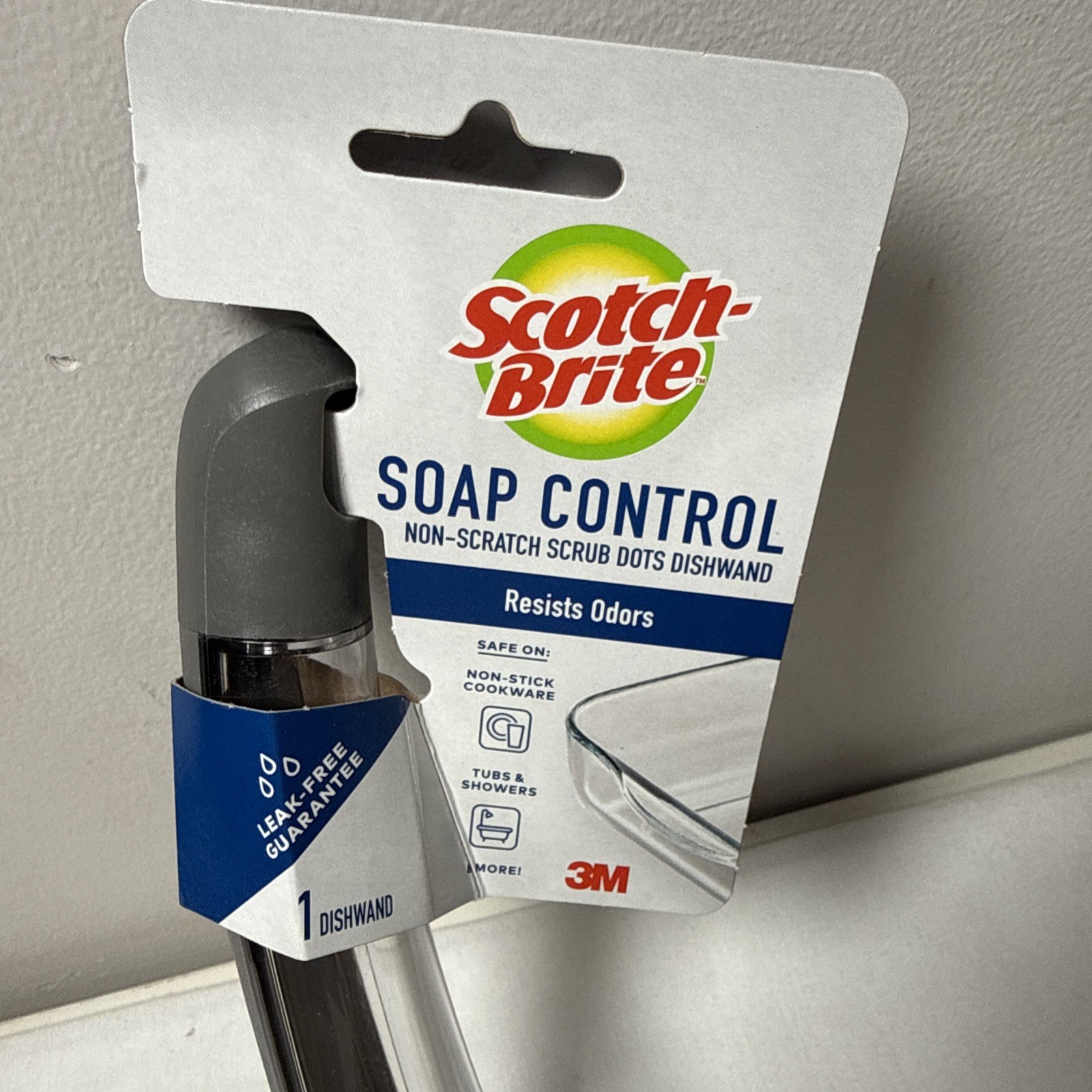 Scotch-Brite Advanced Soap Control Non-Scratch Dots Dishwand