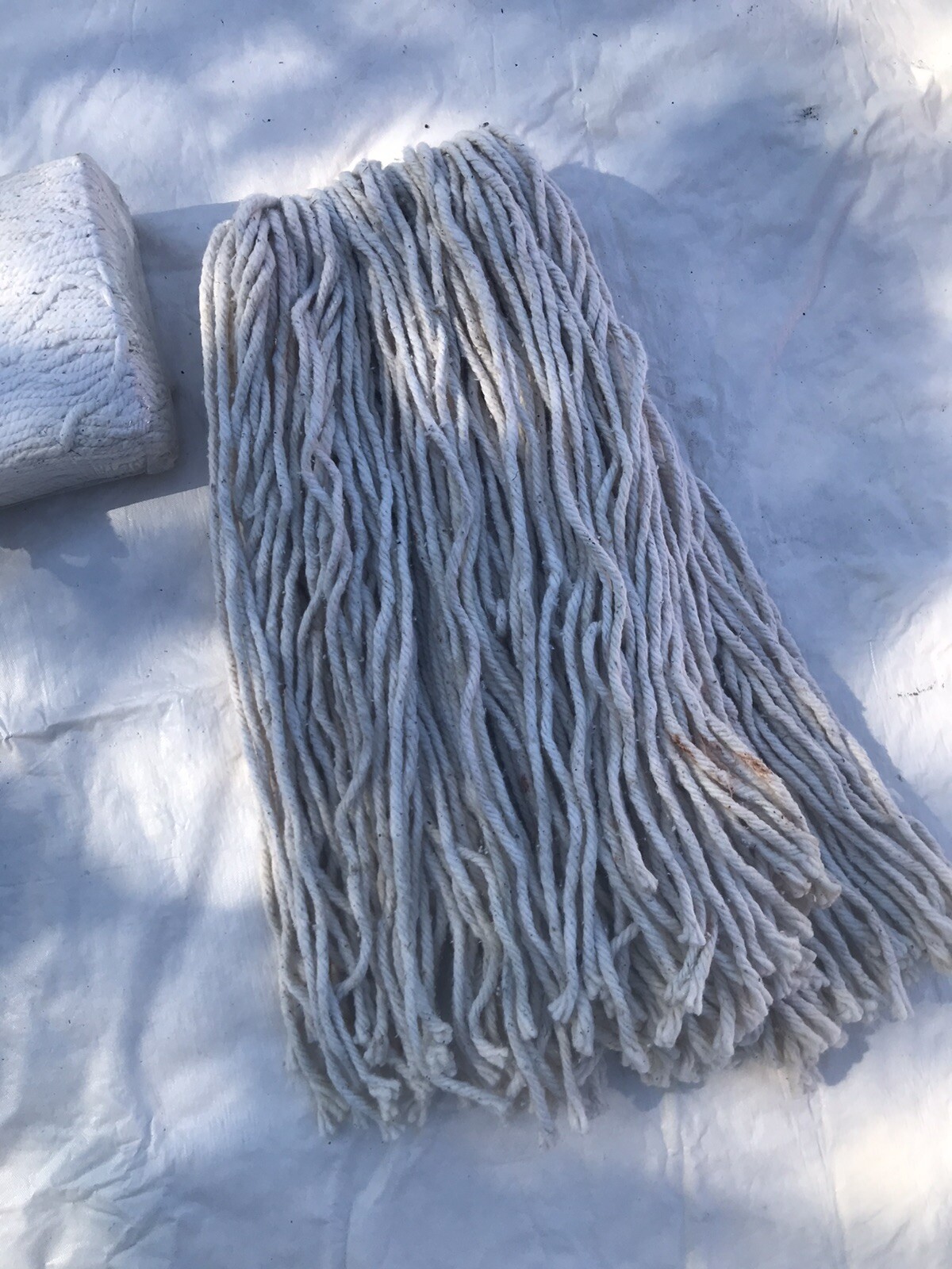 Boardwalk Cut-End Wet Cotton Mop Head No. 32 & No. 24 White 2 Lot New