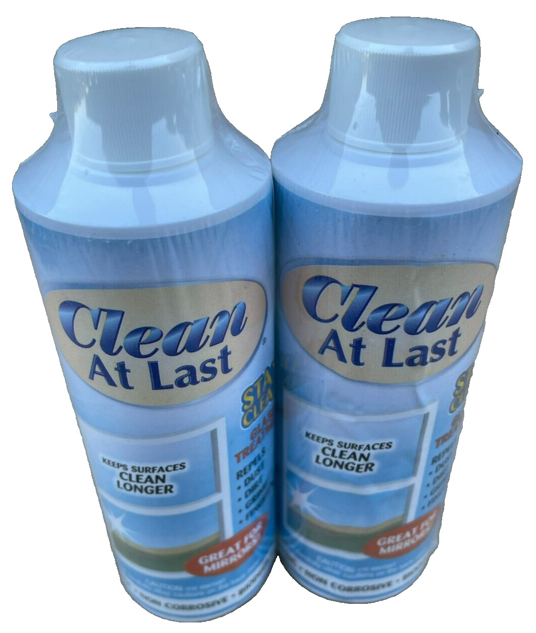 Clean At Last Glass Treatment, 8 Ounces Each (Lot of 2)