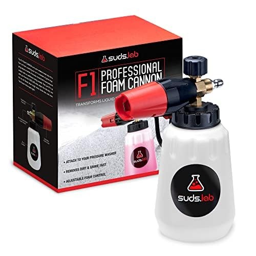 Suds Lab F1 Professional Foam Cannon with 32 Ounce Canister