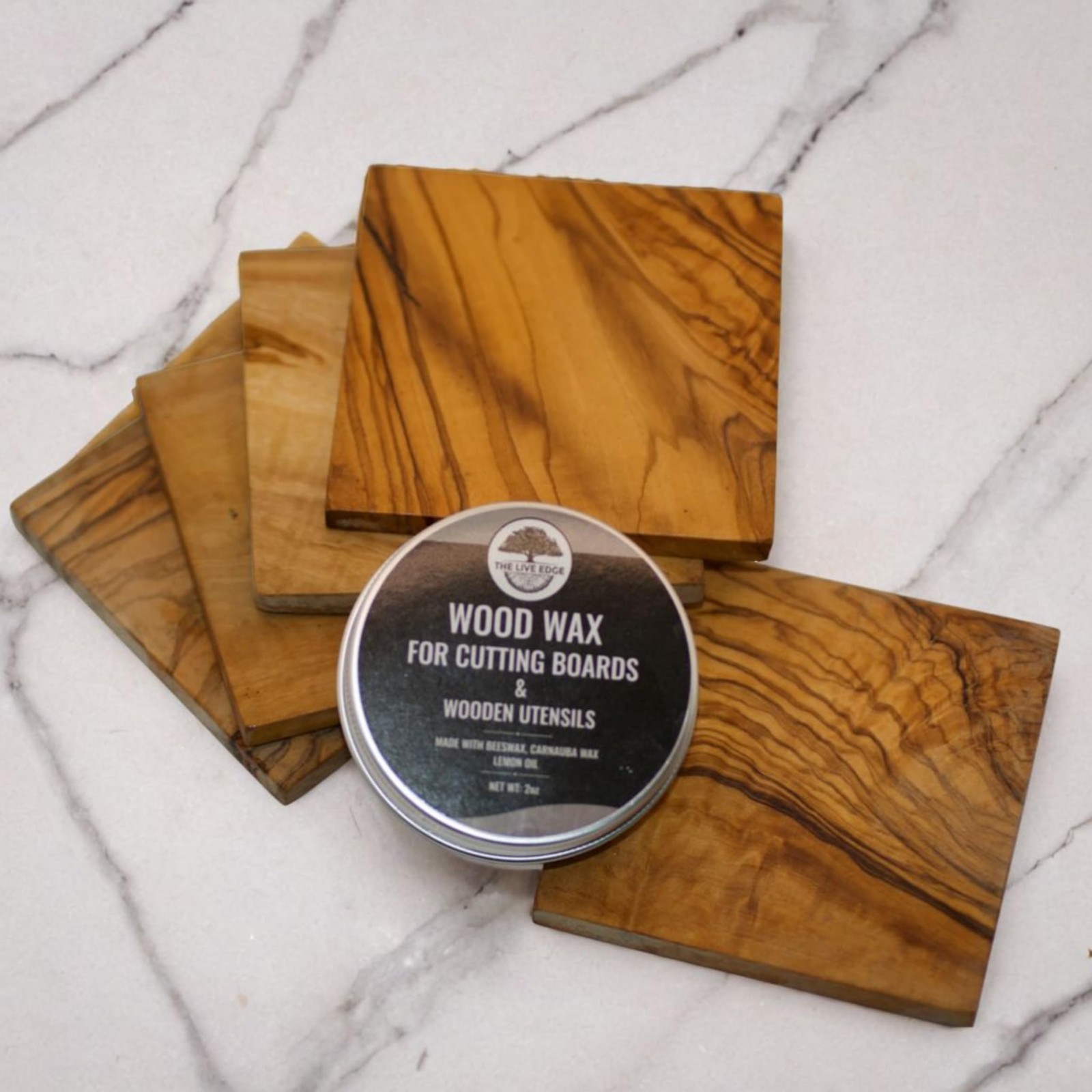 Cutting Board Wax 2oz Food Grade Beeswax Carnauba Wax Butcher Block Conditioner