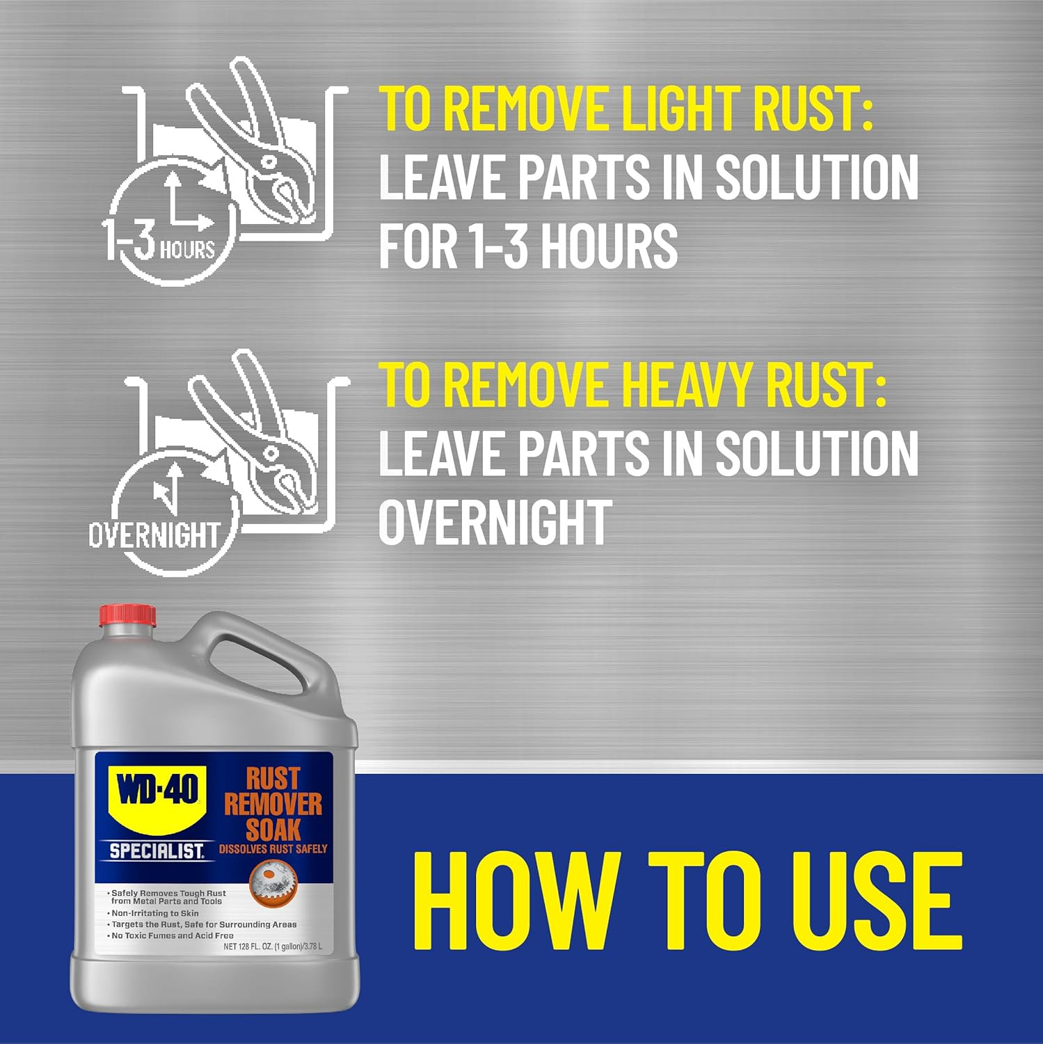 Rust Remover Soak, One Gallon