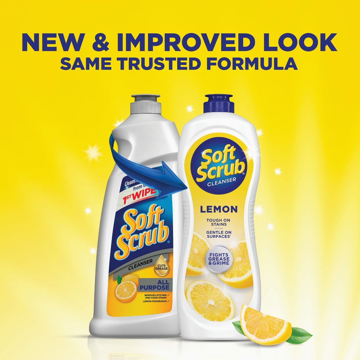 Soft Scrub 24 Oz. Lemon Cleanser 3007236 Soft Scrub 3007236 023400008650