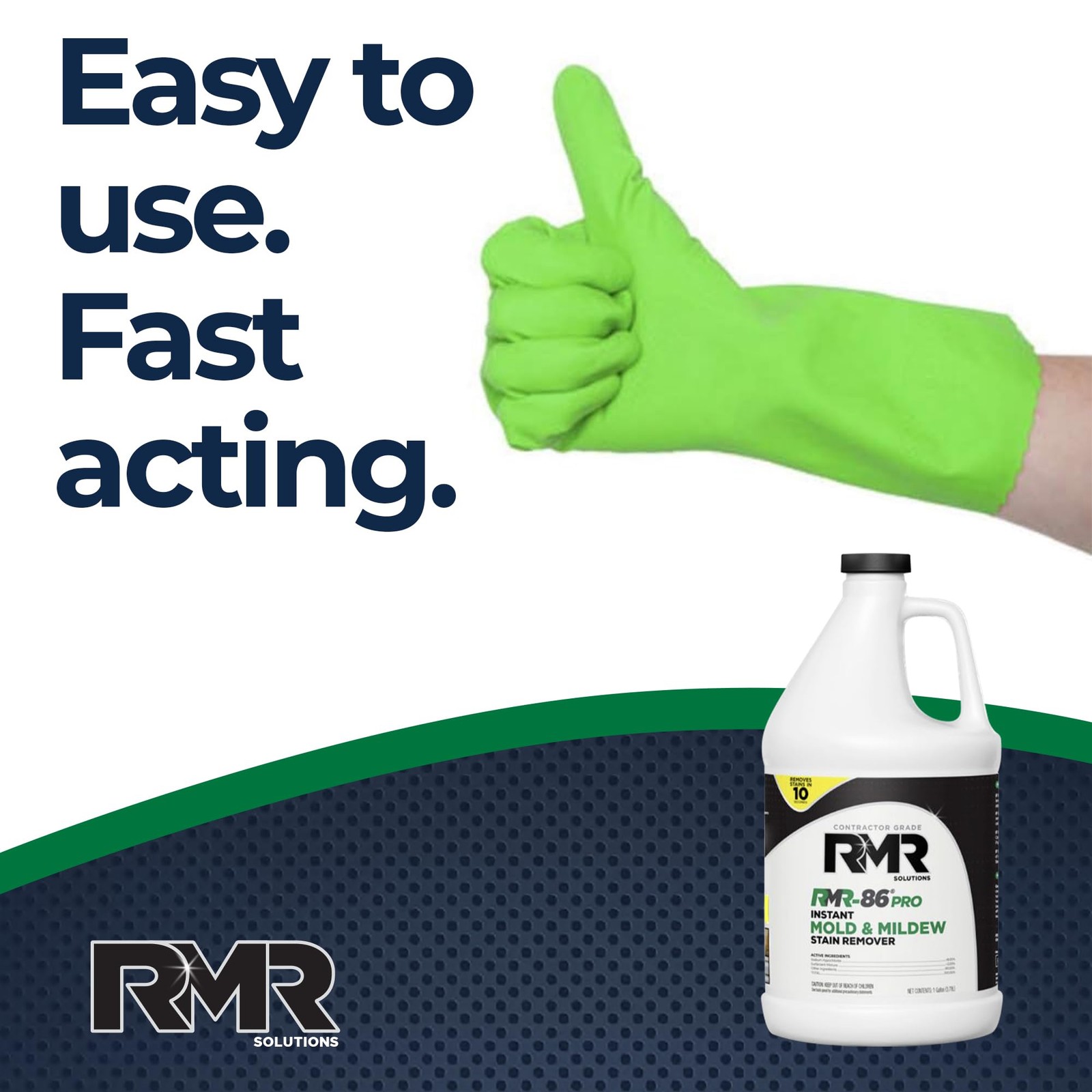 RMR-86 Pro Contractor Grade Mold Stain & 128 Fl Oz (Pack of 1), Pale Yellow