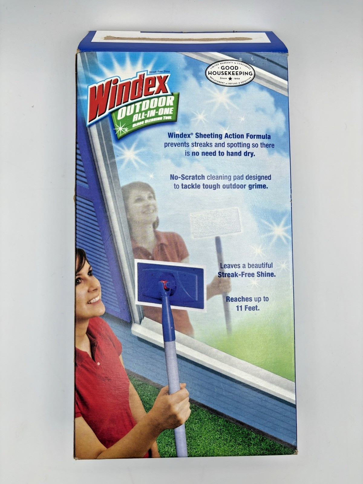 NEW Windex Outdoor All In One Glass and Window Cleaner Tool Starter Kit READ