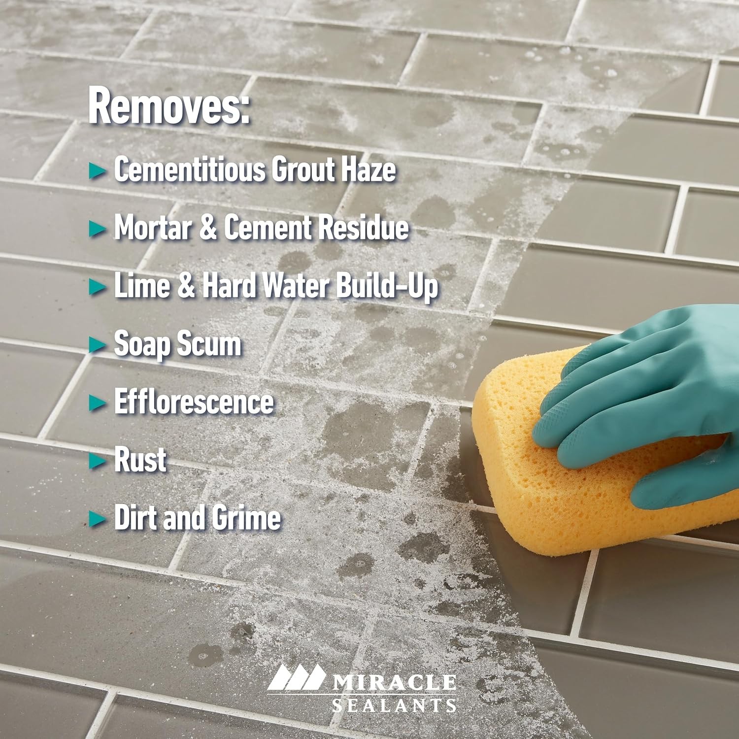 Grout Haze & Rust Stain Remover, Interior & Exterior